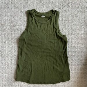 Dark green tank top